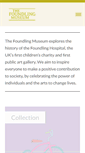 Mobile Screenshot of foundlingmuseum.org.uk